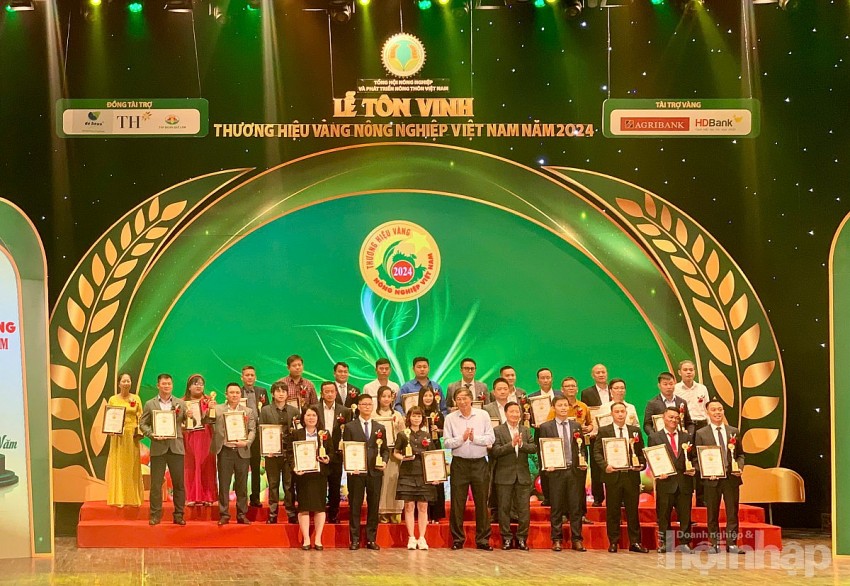 Vinh danh 88 thương hiệu Vàng nông nghiệp Việt Nam năm 2024