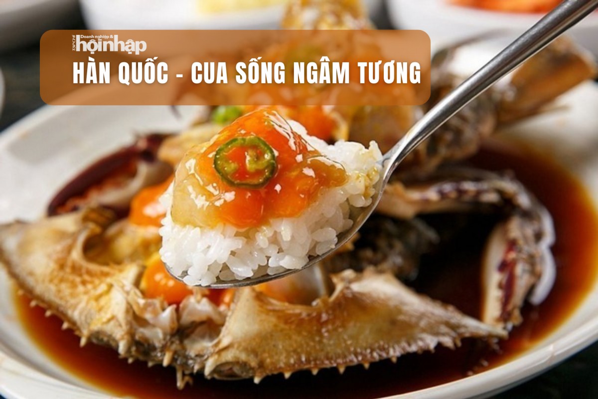 Hàn Quốc có cua sống ngâm tương