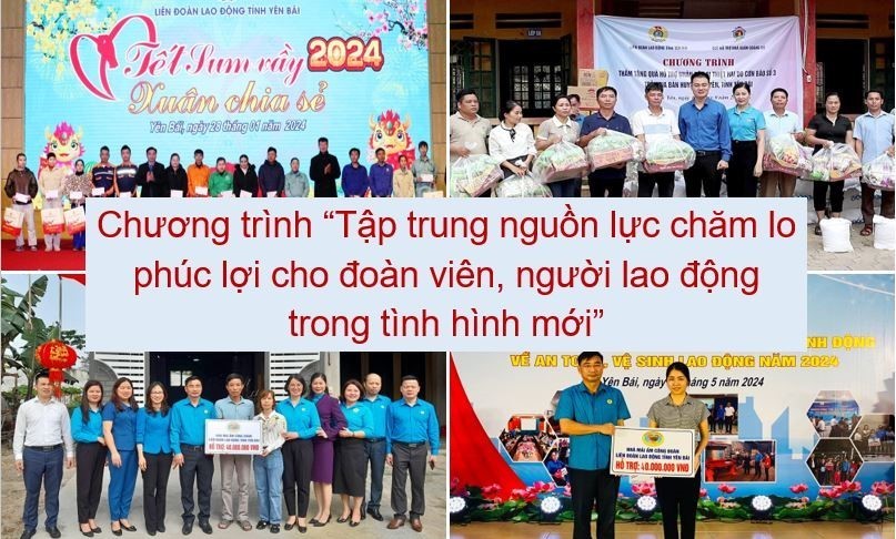 Yên Bái: Tập trung nguồn lực chăm lo phúc lợi cho đoàn viên, người lao động trong tình hình mới