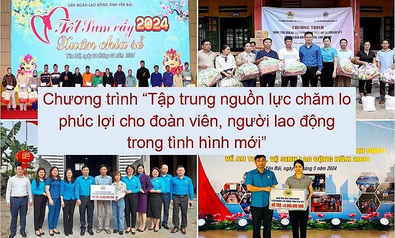 Yên Bái: Tập trung nguồn lực chăm lo phúc lợi cho đoàn viên, người lao động trong tình hình mới