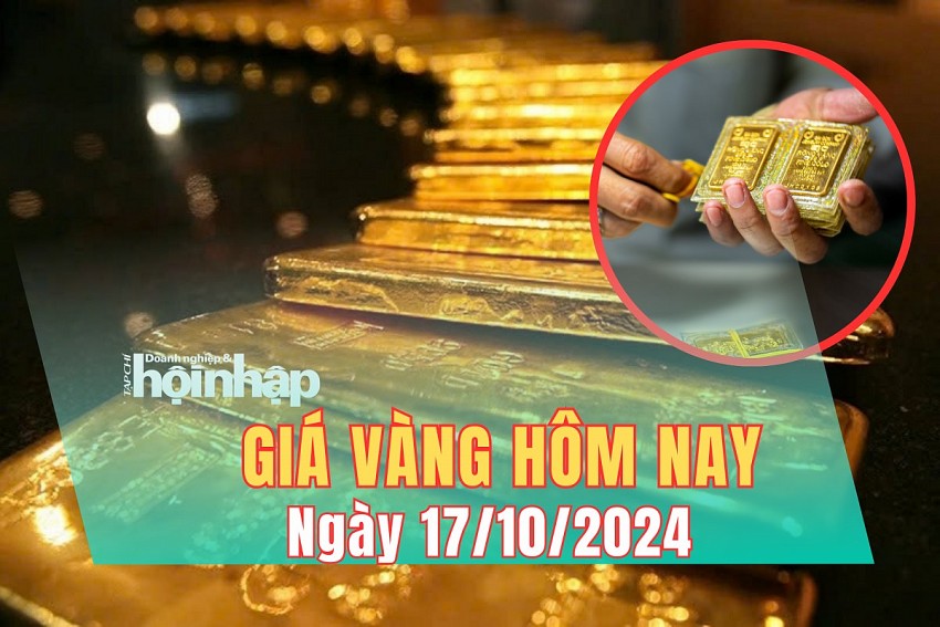 Giá vàng hôm nay 17/10: Vàng nhẫn 9999 lập đỉnh mới