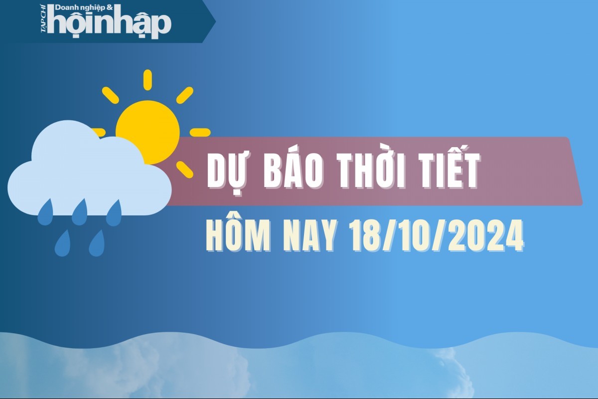 Thời tiết hôm nay 18/10: Miền Bắc mưa giảm, Nam Bộ triều cường dâng cao