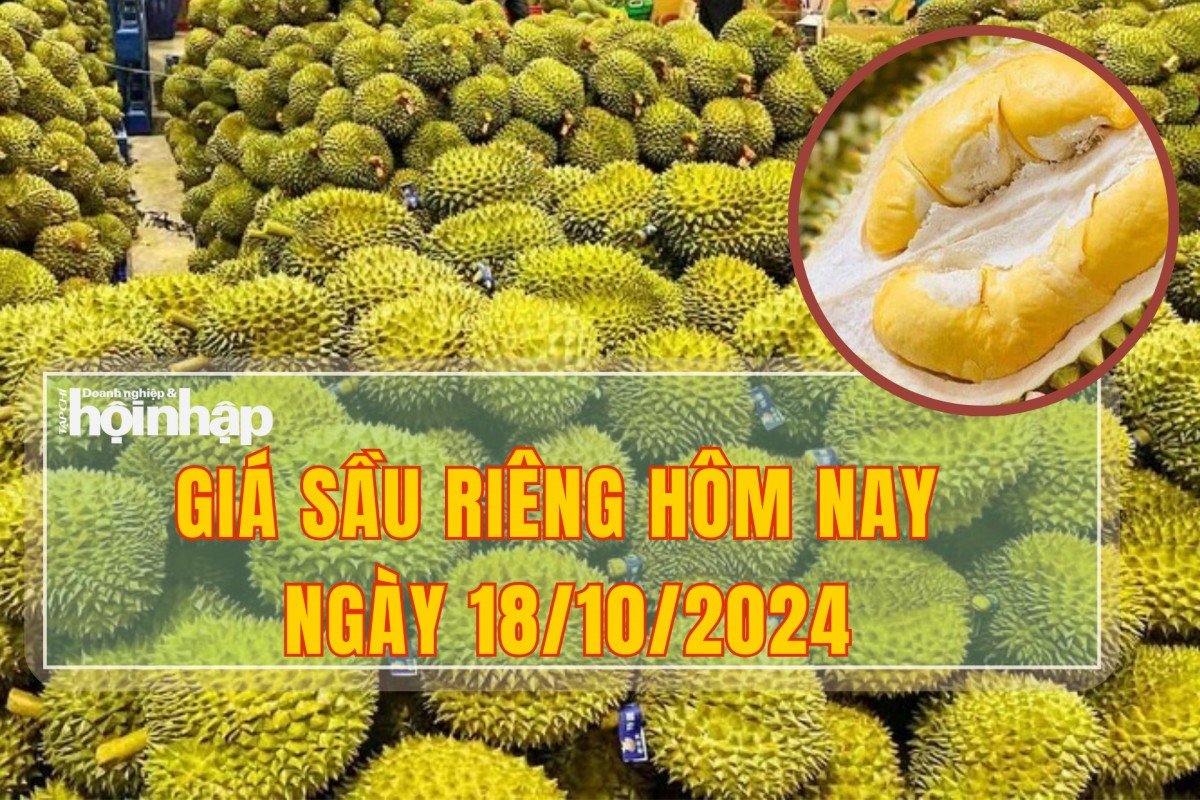 Giá sầu riêng hôm nay 18/10/2024.