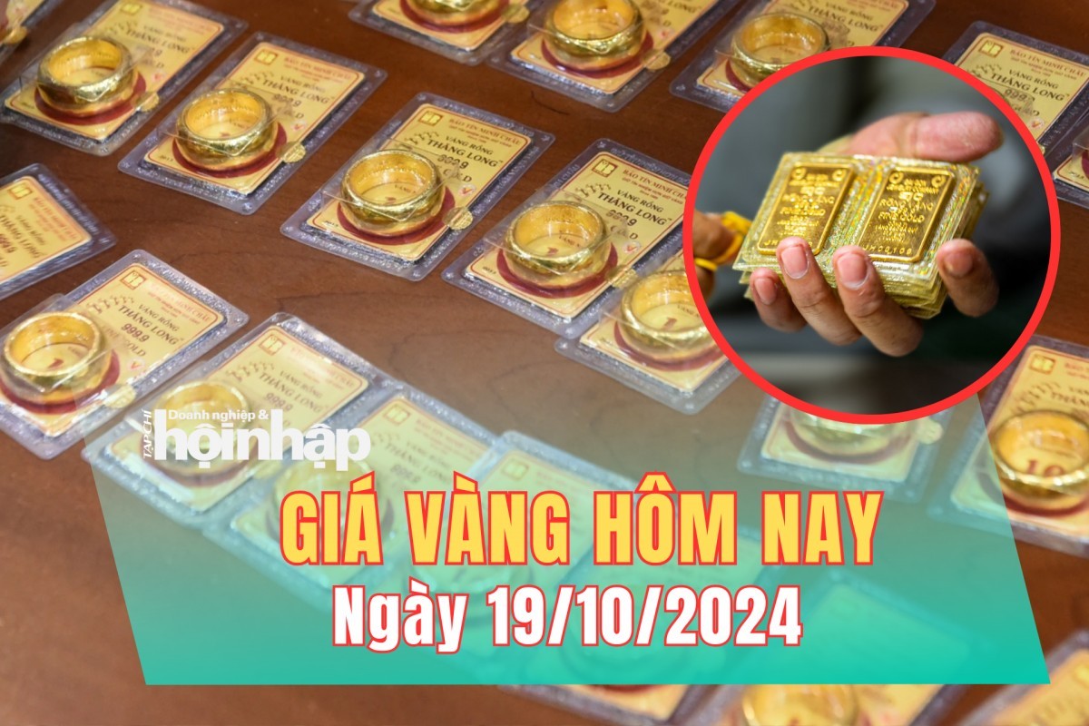 Giá vàng hôm nay 19/10: Vàng thế giới kéo vàng nhẫn tăng sốc