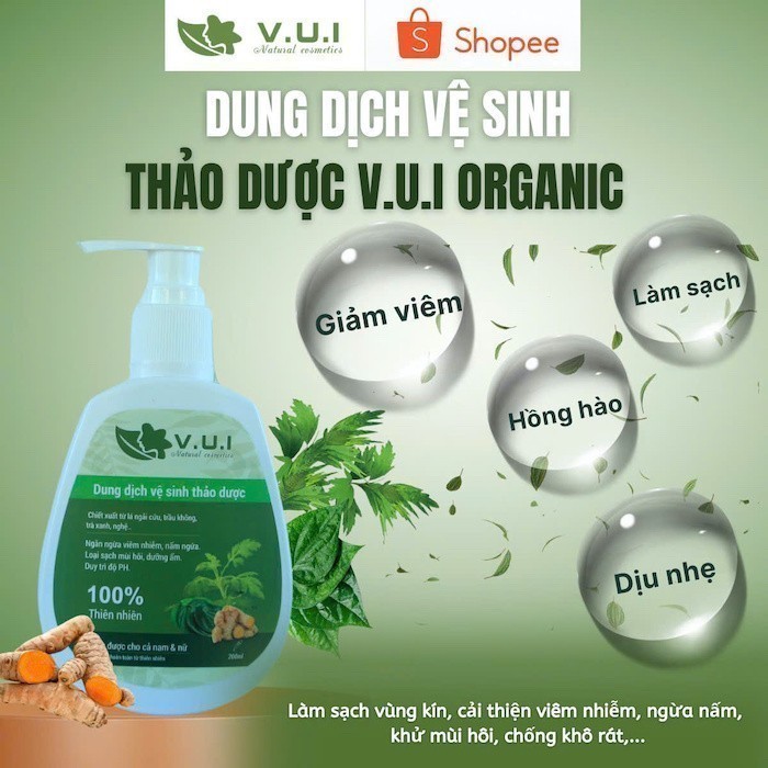 Dung dịch vệ sinh Thảo dược V.U.I Dung dịch vệ sinh Thảo dược V.U.I