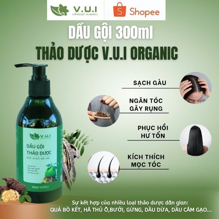 Dầu gội Thảo dược V.U.I Dầu gội Thảo dược V.U.I