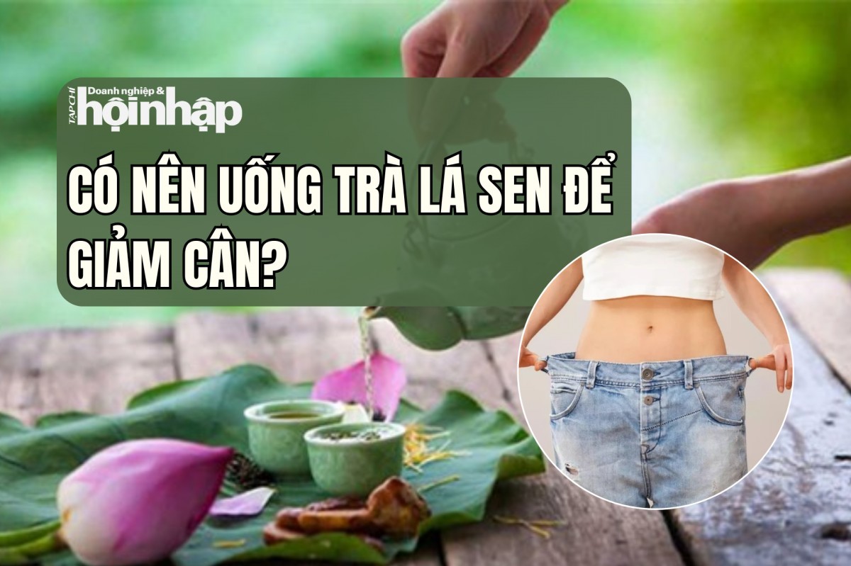 Có nên uống trà lá sen để giảm cân?