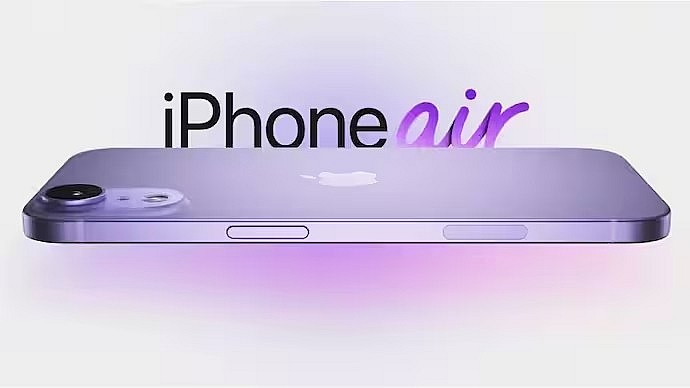 ý tưởng về iPhone 17 Air. Ảnh: 4RMD