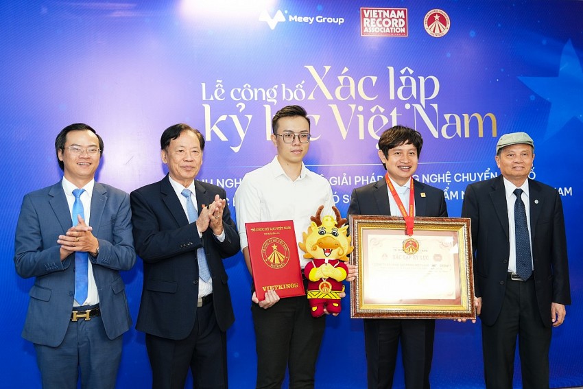 Kỷ lục Việt Nam đã khẳng định vị thế tiên phong, đi trước dẫn đầu của Meey Group trong lĩnh vực PropTech - ứng dụng công nghệ vào bất động sản.