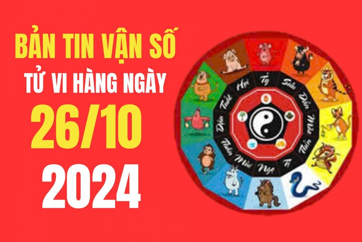 Tử vi - Vận số ngày 26/10/2024: 4 con giáp được thần may mắn ghé thăm, thần tài gõ cửa