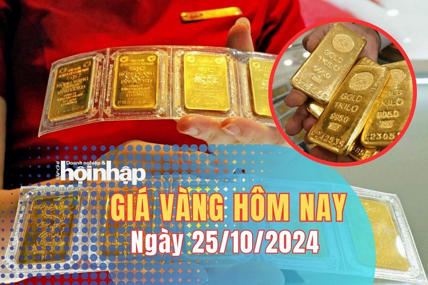 Giá vàng hôm nay 25/10: Bật tăng trở lại