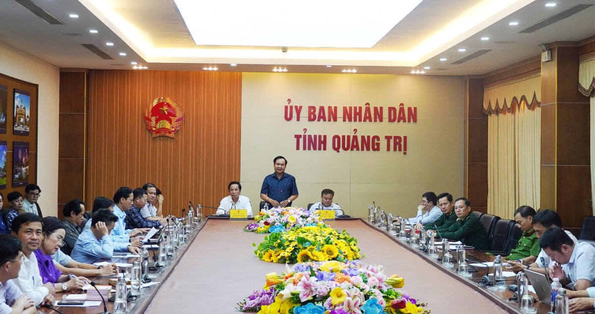 Quảng Trị triển khai công tác ứng phó với bão TRAMI