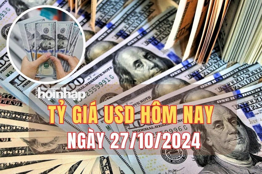 Tỷ giá USD hôm nay 27/10/2024: