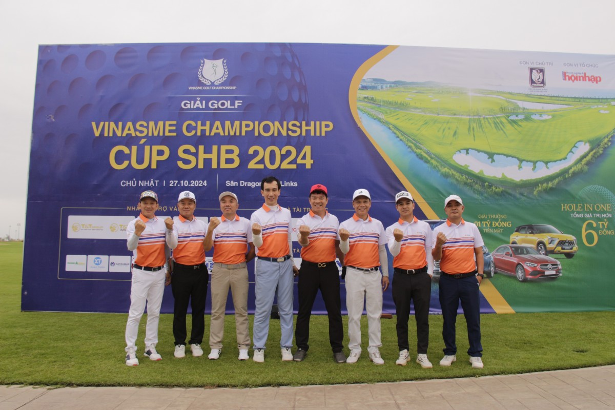 Khai mạc Giải golf VINASME Championship Cúp SHB 2024: Hấp dẫn từ sân chơi đẳng cấp đến giải thưởng tiền tỷ