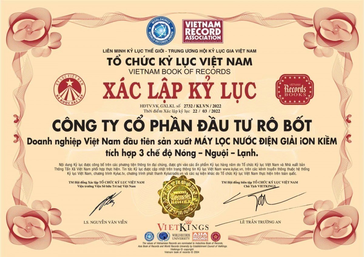 Máy lọc nước điện giải ion kiềm giải pháp bảo vệ sức khoẻ chủ động