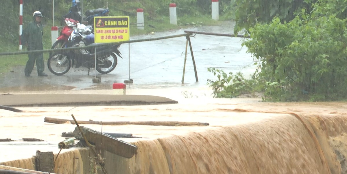 Công an tỉnh Quảng Trị ứng phó với bão TRAMI (bão số 6)