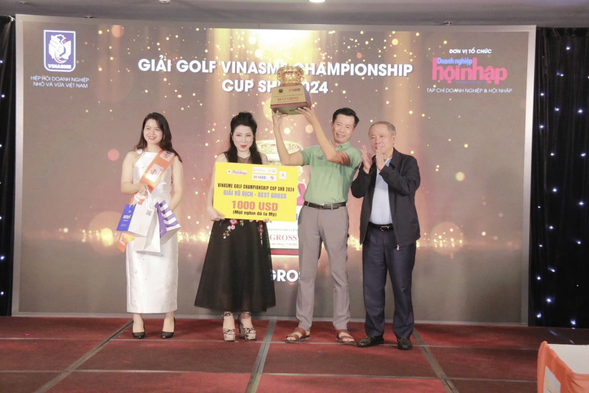 Giải golf VINASME Championship Cúp SHB 2024: Các doanh nhân thăng hoa cùng những cú swing đẳng cấp