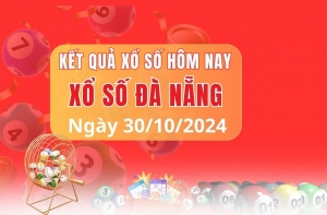 XSDNA 30/10/2024 -  Xổ số Đà Nẵng 30/10 - Xổ số hôm nay thứ tư