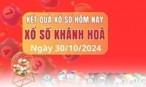 XSKH 30/10/2024 - Xổ số Khánh Hòa 30/10 - Xổ số hôm nay thứ tư