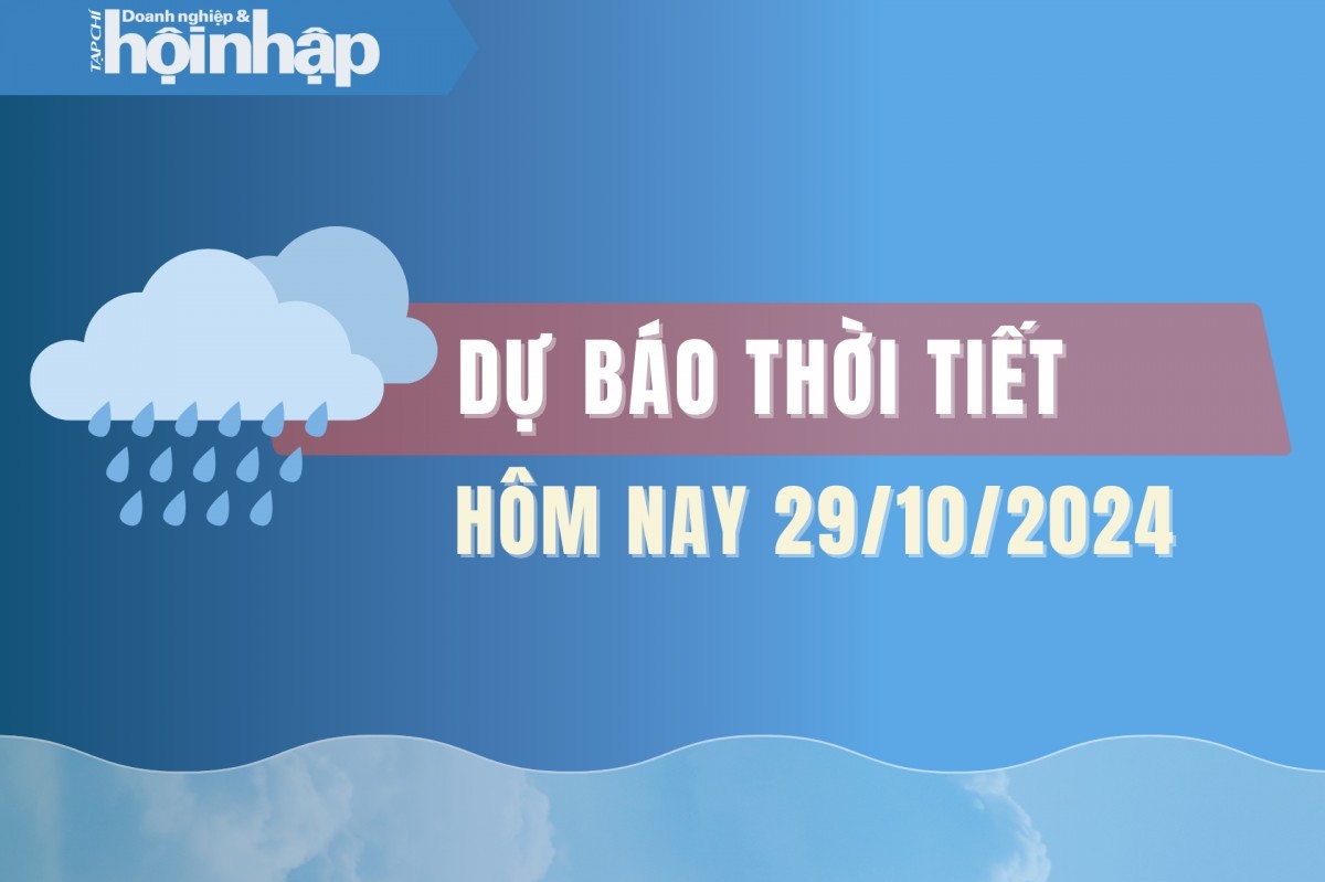 Thời tiết hôm nay 29/10: Mưa lớn ở miền Trung kéo dài gây ngập lụt