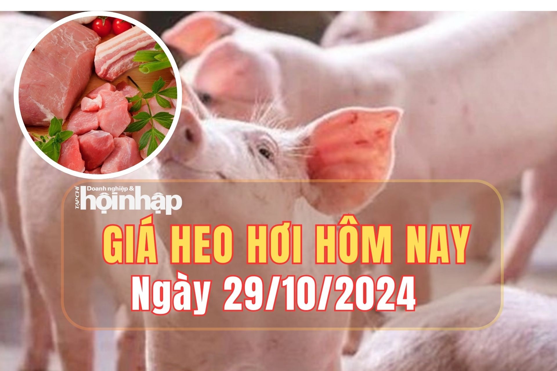 Giá heo hơi hôm nay 29/10: Thị trường ổn định trên cả nước