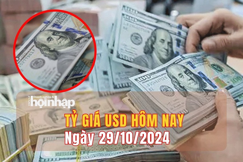 Tỷ giá USD hôm nay 29/10/2024: Đồng USD tiếp tục tăng mạnh