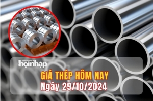 Giá thép hôm nay 29/10: Giá thép tăng trên các sàn giao dịch