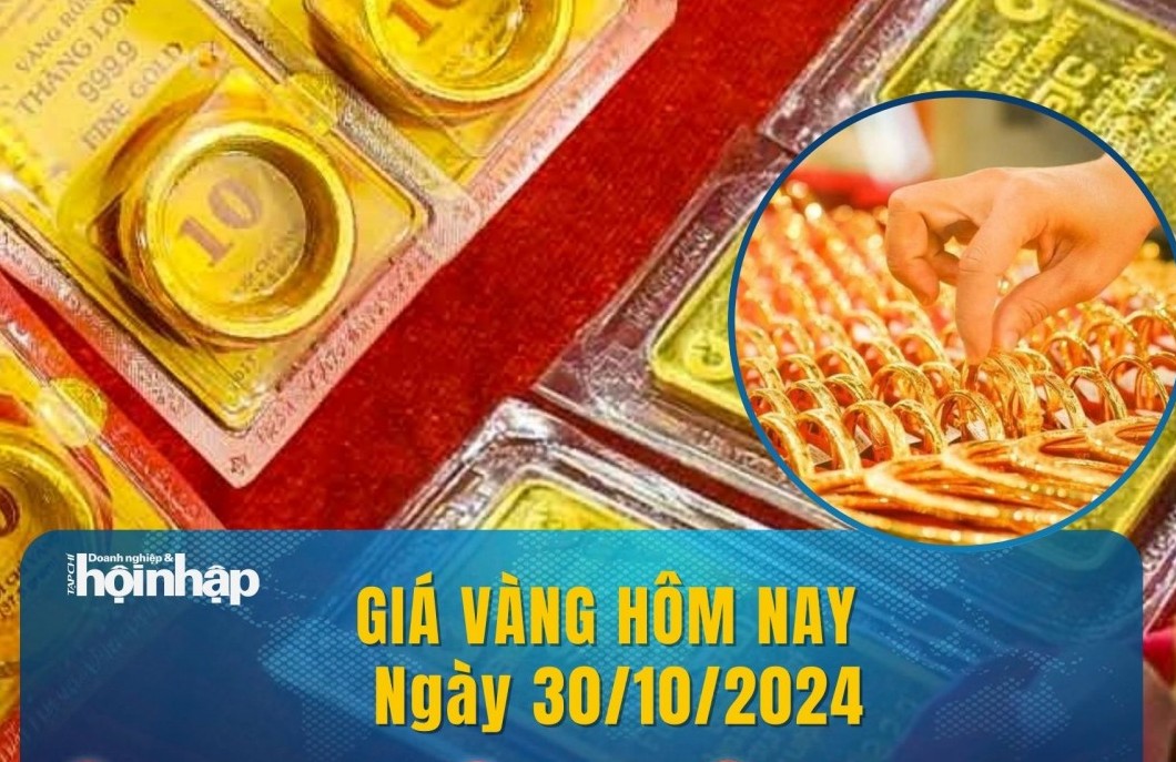 Giá vàng hôm nay 30/10: Vàng nhẫn tròn trơn tăng 300.000 đồng ở cả 2 chiều