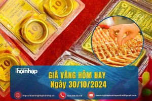 Giá vàng hôm nay 30/10: Vàng nhẫn tròn trơn tăng 300.000 đồng ở cả 2 chiều