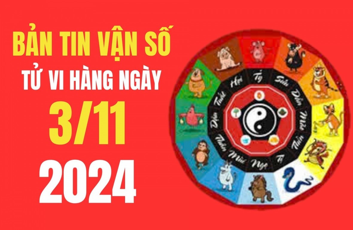 Tử vi - Vận số ngày 03/11/2024:  Con giáp nào đón vận may tài lộc từ quý nhân?