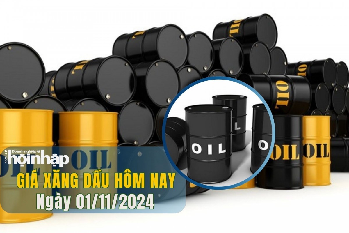 Giá xăng dầu hôm nay 01/11: Dầu WTI và Brent đồng loạt tăng