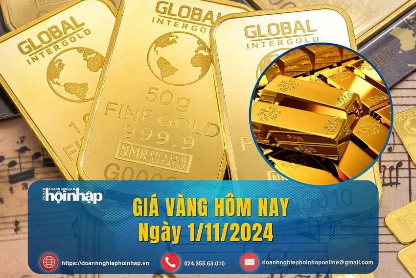 Giá vàng hôm nay 1/11: Giá vàng nhẫn, vàng SJC bất ngờ giảm