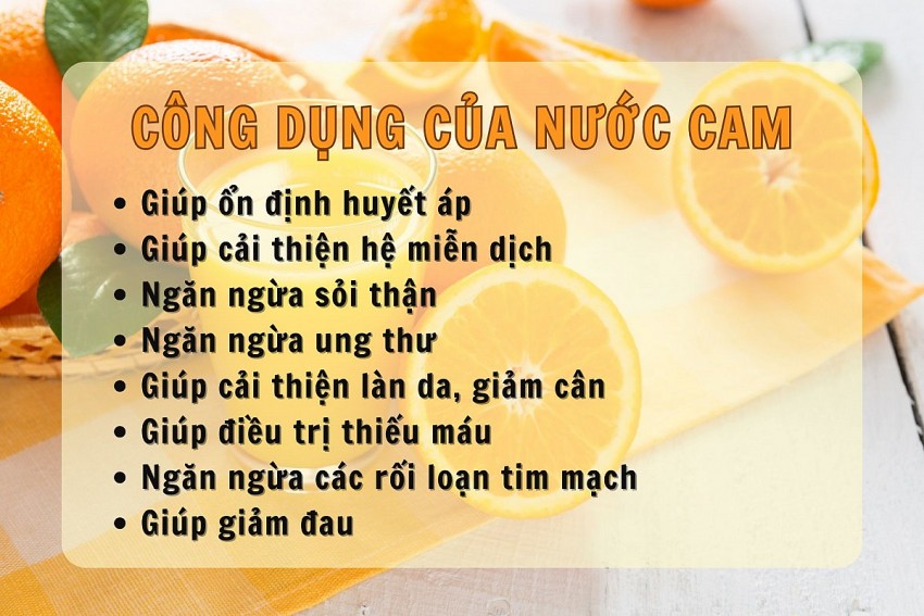 Uống nước cam có giúp  ổn định huyết áp không?