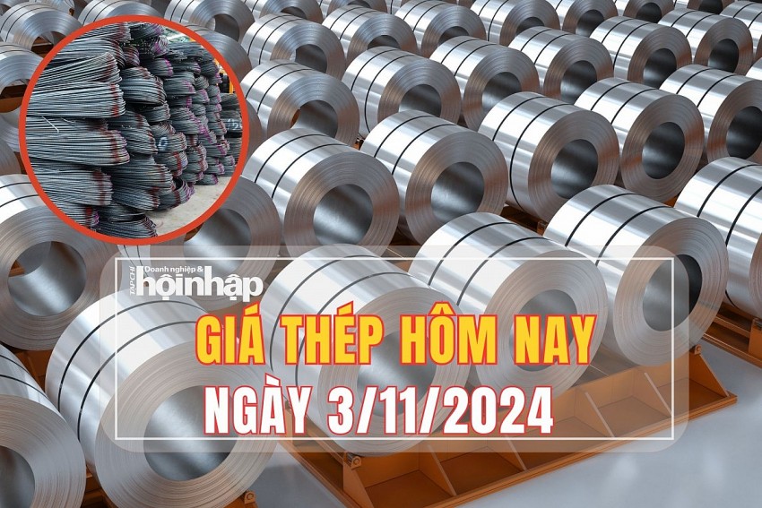 Giá thép hôm nay 3/11: Giá thép cuộn, thép thanh vằn vẫn ở mức ổn định