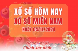 Kết quả xổ số miền Nam ngày 4/11 - XSMN 4/11- Xổ số miền Nam thứ hai