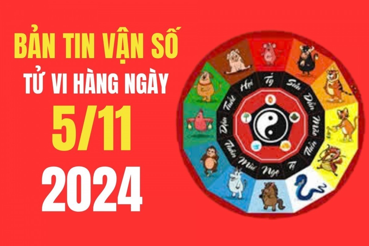 Tử vi - Vận số ngày 05/11/2024: Thìn, Tỵ, Sửu, Dậu vận đỏ như son, tài lộc đến