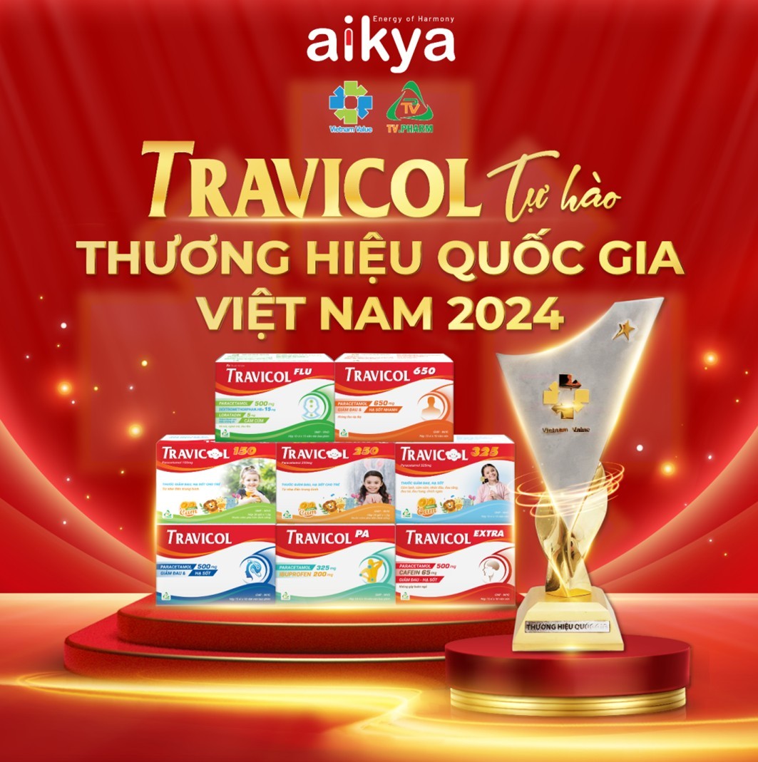 Travicol tiếp tục được vinh danh Thương hiệu Quốc gia Việt Nam lần thứ hai liên tiếp