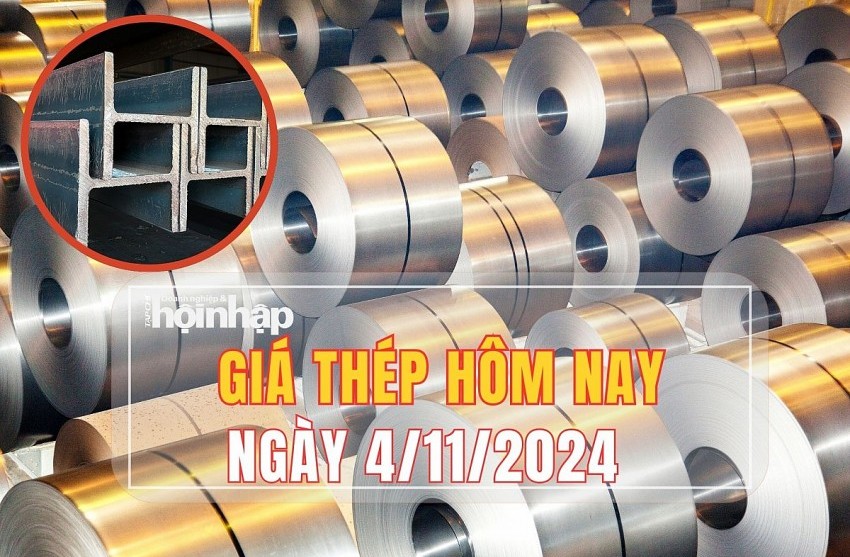 Giá thép hôm nay 4/11: Thép trong nước ổn định, quặng sắt quốc tế ghi nhận mức tăng