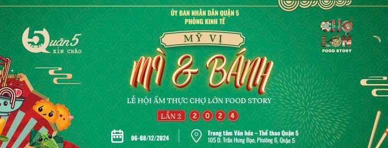 TP. HCM sẽ ra mắt Lễ hội ẩm thực Chợ Lớn Food Story - Lần 2 năm 2024