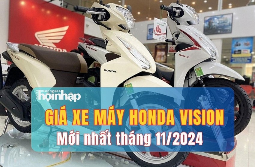 Giá xe máy Honda Vision mới nhất tháng 11/2024