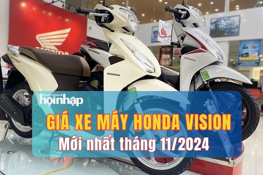 Giá xe máy Honda Vision mới nhất tháng 11/2024