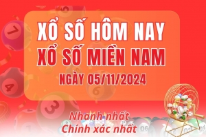 Kết quả xổ số miền Nam ngày 5/11 - XSMN 5/11- Xổ số miền Nam hôm nay