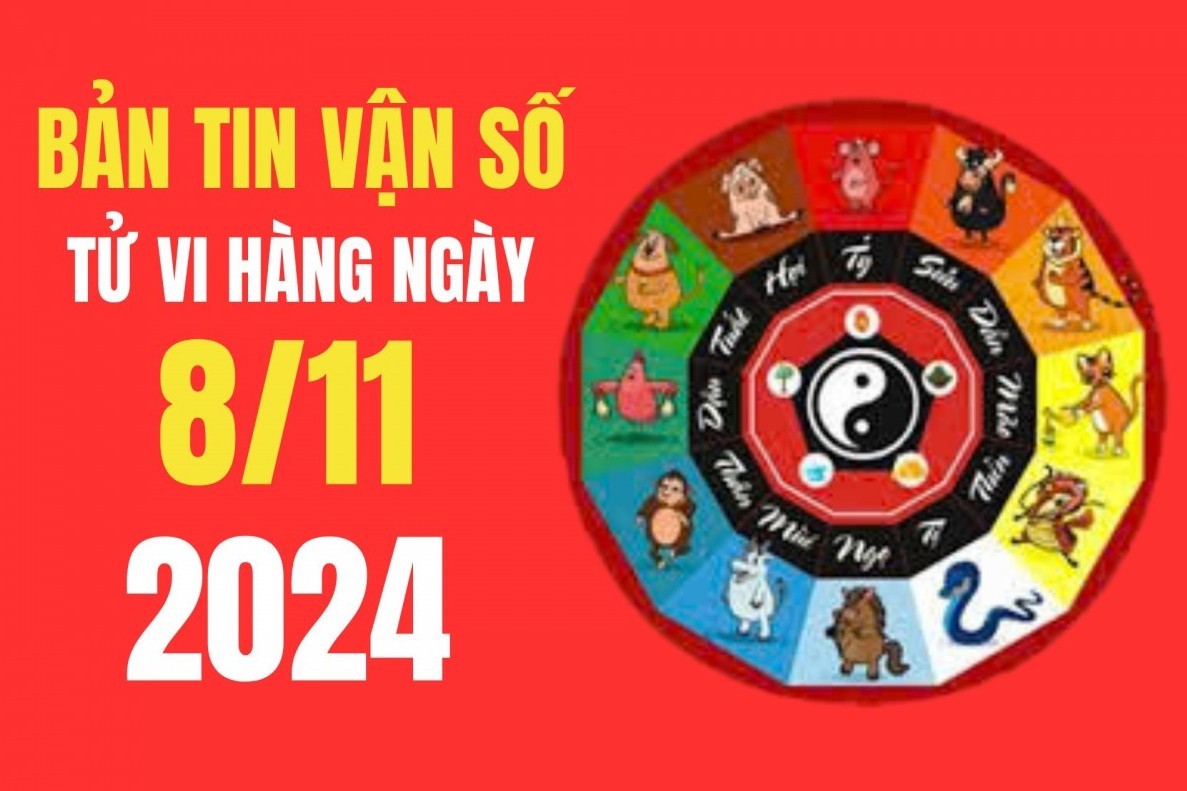 Tử vi - Vận số ngày 08/11/2024:  Con giáp nào có triển vọng tài chính sáng sủa, nhiều tài lộc?