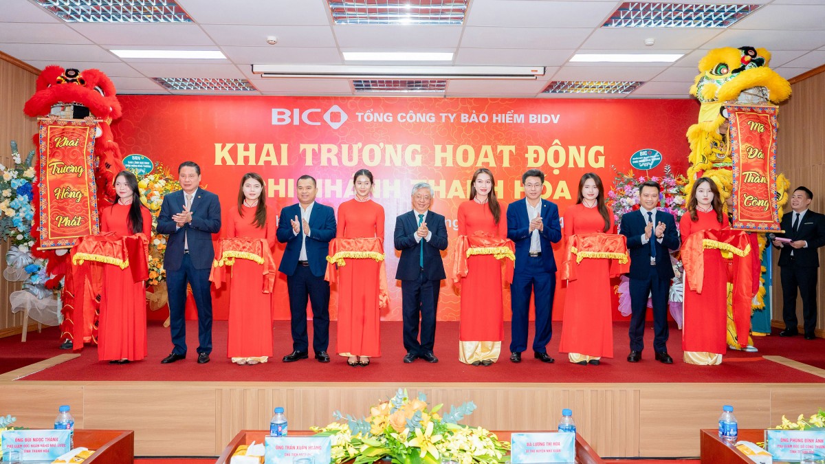 BIC khai trương Chi nhánh mới tại Thanh Hóa