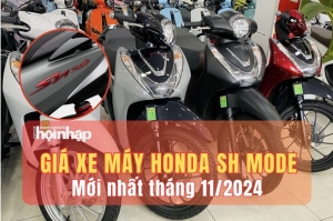 Giá xe máy Honda SH Mode mới nhất tháng 11/2024, giá xe SH Mode từ 57 triệu đồng