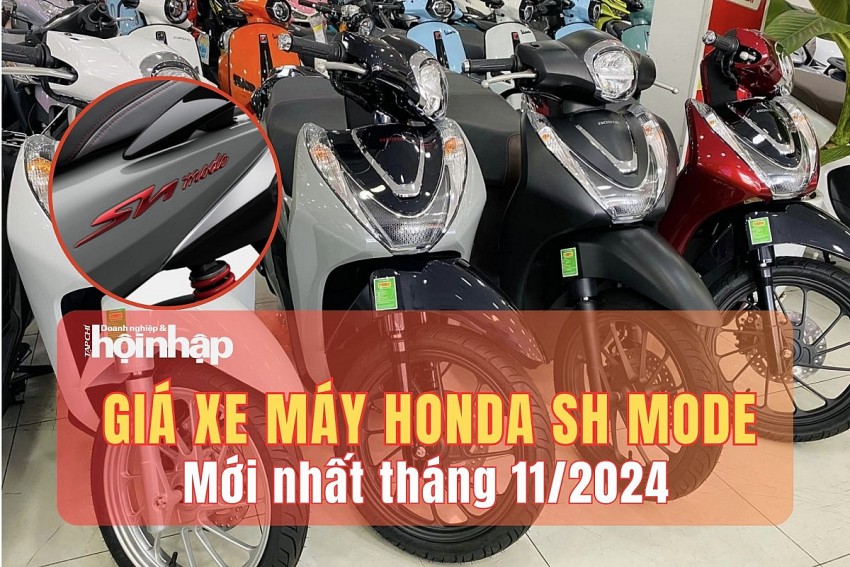 Giá xe máy Honda SH Mode mới nhất tháng 11/2024