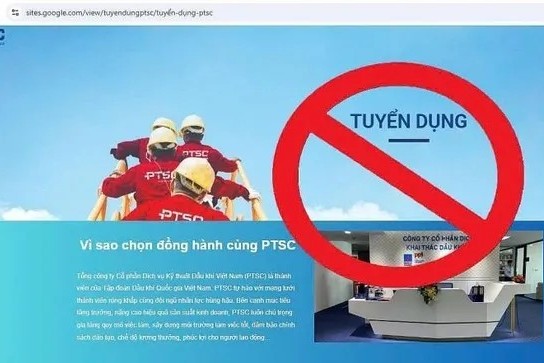 Cảnh báo mạo danh Tổng Công ty Dịch vụ Kỹ thuật Dầu khí tuyển dụng nhân sự