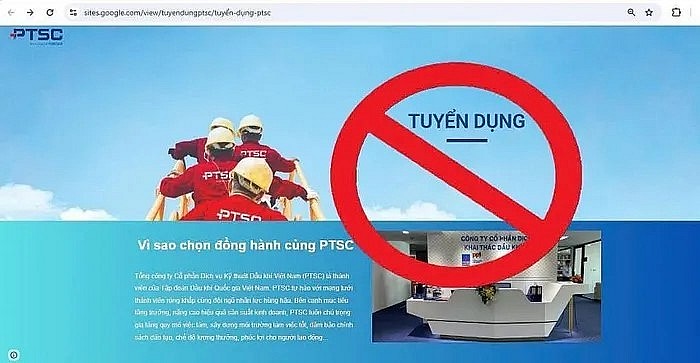 Cảnh báo mạo danh Tổng Công ty Dịch vụ Kỹ thuật Dầu khí tuyển dụng nhân sự