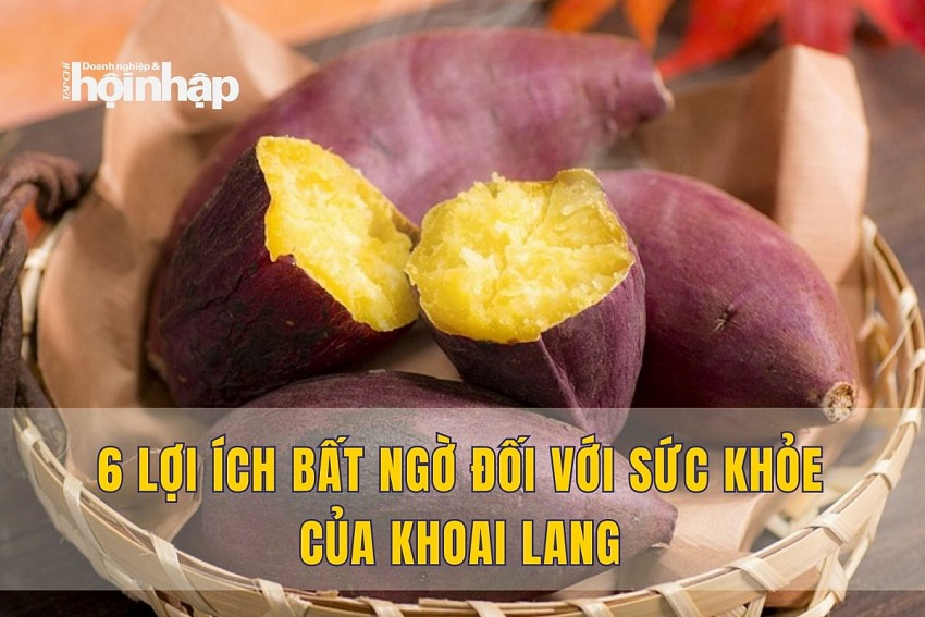 6 lợi ích bất ngờ đối với sức khỏe của khoai lang