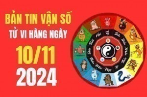 Tử vi - Vận số ngày 10/11/2024: Hợi, Ngọ, Dần, Tuất có nhân duyên, tài lộc ổn định